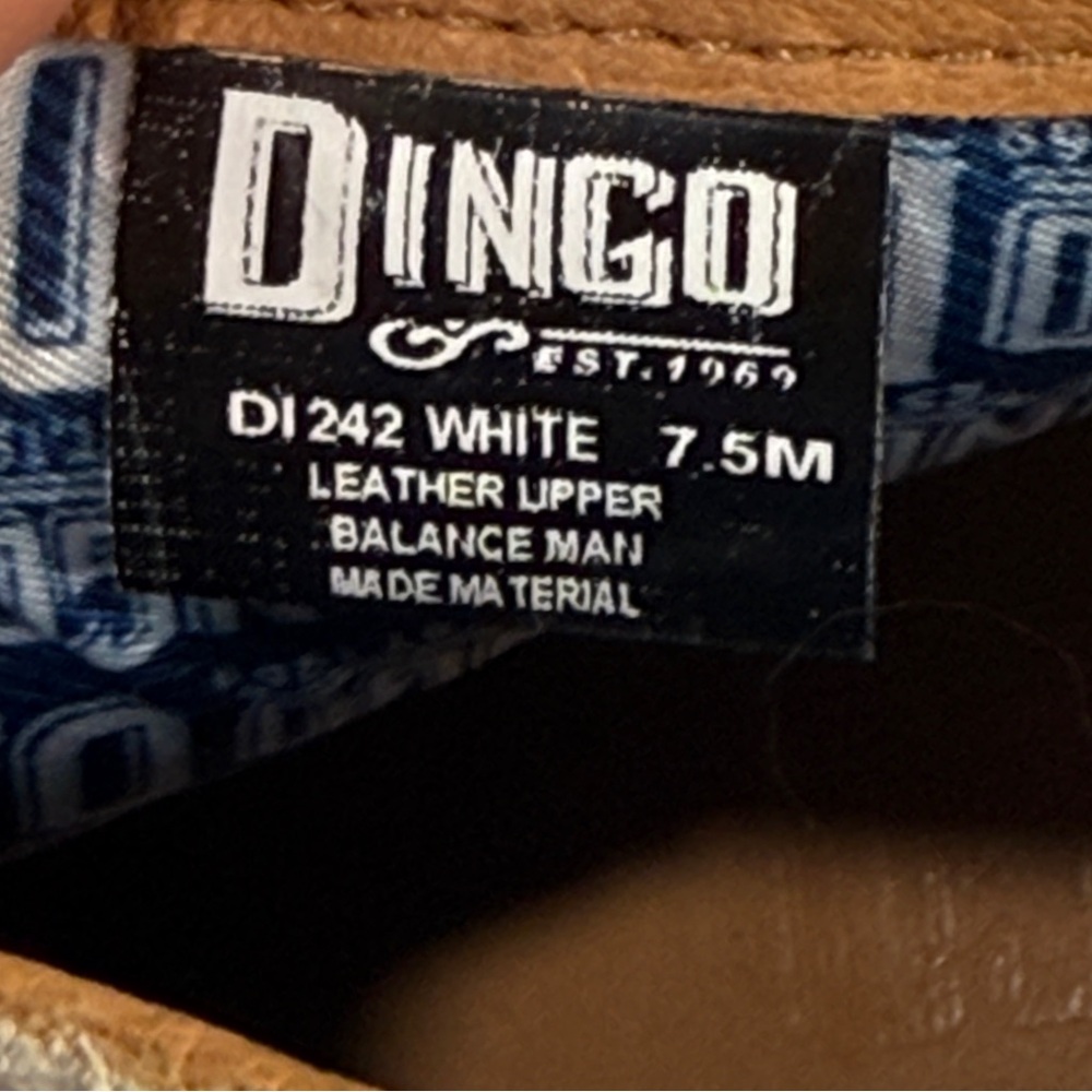 Dingo Born To Run Pointed Toe Zippered Cowboy Booties Womens Size 7.5 B - Picture 3 of 14